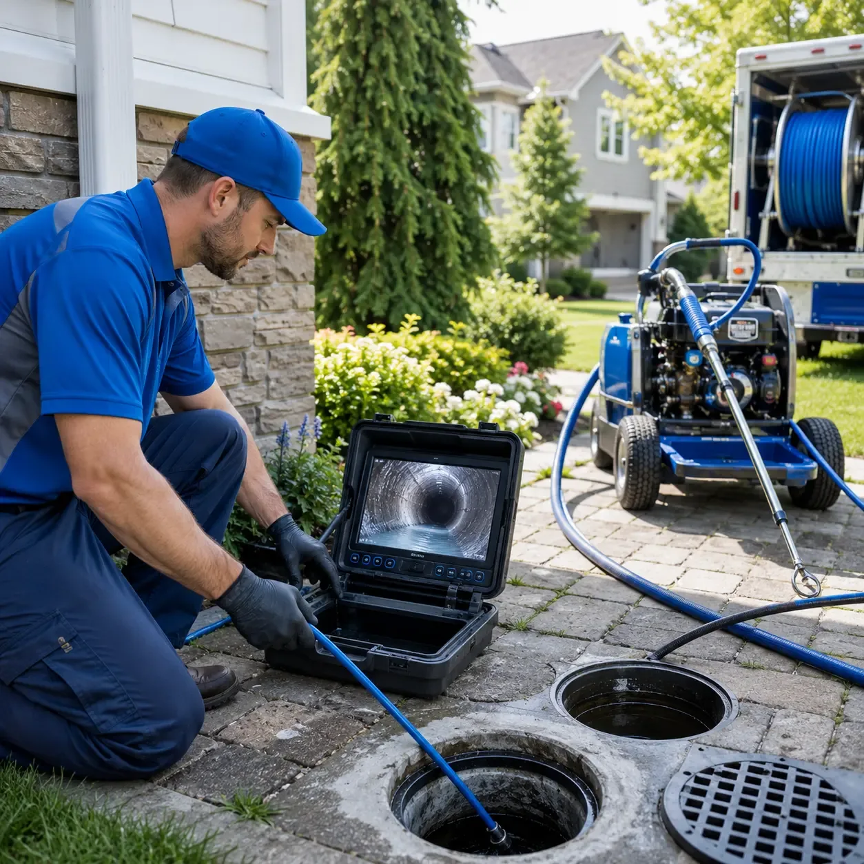 Outdoor drain cleaning professionals serving Plymouth, NY